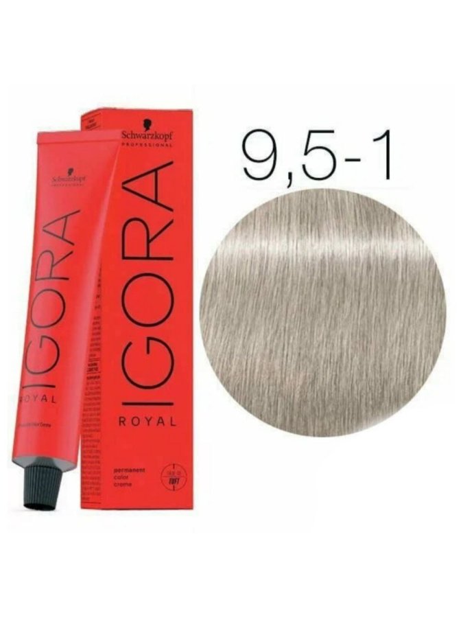 Краска для волос светлый блондин сандрэ - Schwarzkopf Igora Royal 9,5-1